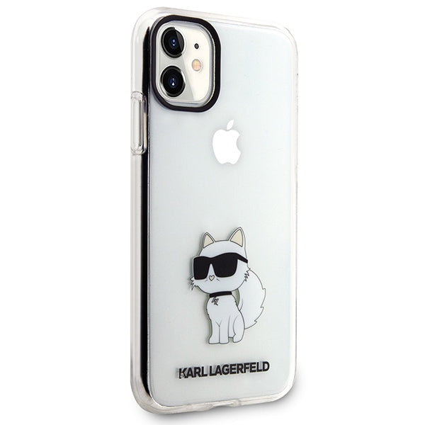 Karl Lagerfeld Choupette dėklas iPhone 11/XR – skaidrus -- iPhone 11