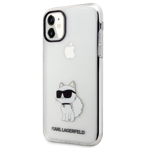 Karl Lagerfeld Choupette dėklas iPhone 11/XR – skaidrus -- iPhone 11