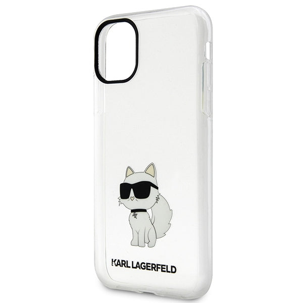 Karl Lagerfeld Choupette dėklas iPhone 11/XR – skaidrus -- iPhone 11