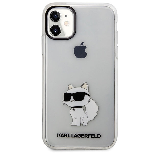 Karl Lagerfeld Choupette dėklas iPhone 11/XR – skaidrus -- iPhone 11