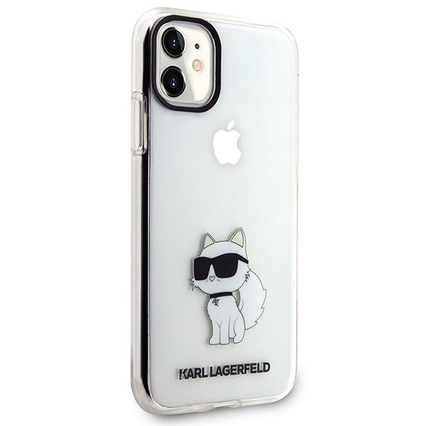 Karl Lagerfeld Choupette dėklas iPhone 11/XR – skaidrus -- iPhone 11