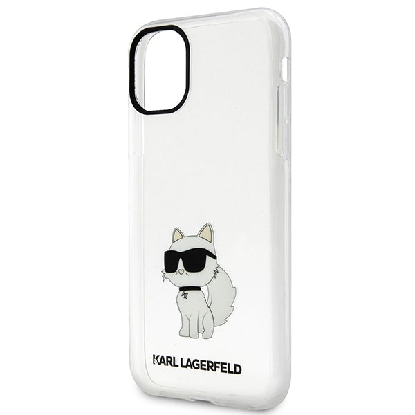 Karl Lagerfeld Choupette dėklas iPhone 11/XR – skaidrus -- iPhone 11