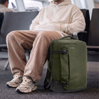 Kuprinė Tech-Protect Defender S70, kabinos bagažo, Ryanair ir Wizz Air, 24L, 40x30x20 cm, tamsiai žalia --...