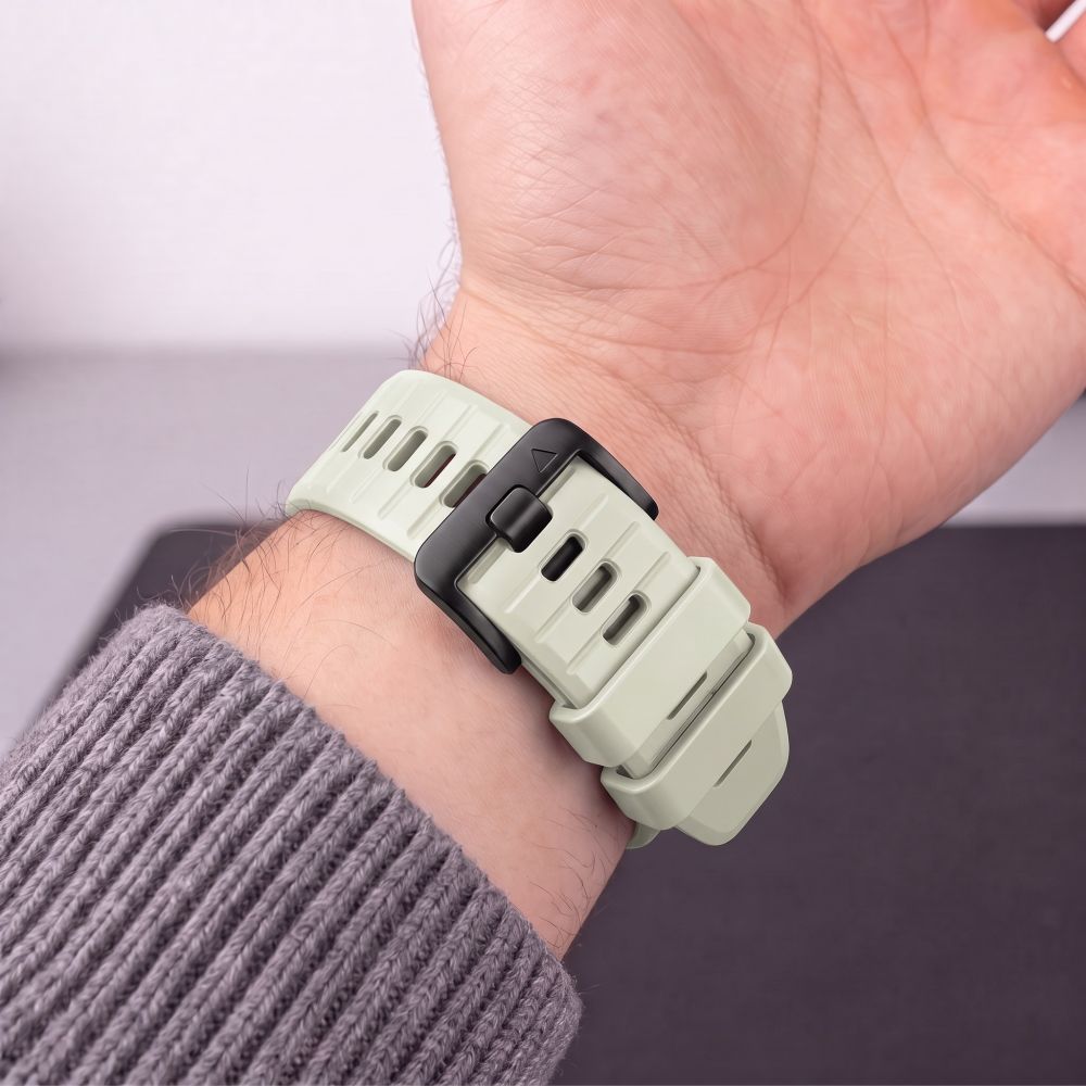 Dirželis Tech-Protect Silicone Garmin Fenix 5 / 6 / 6 Pro / 7 / 8 / 8 Pro / E / 9 / 9 Pro (47 mm), akmens pilkas --...