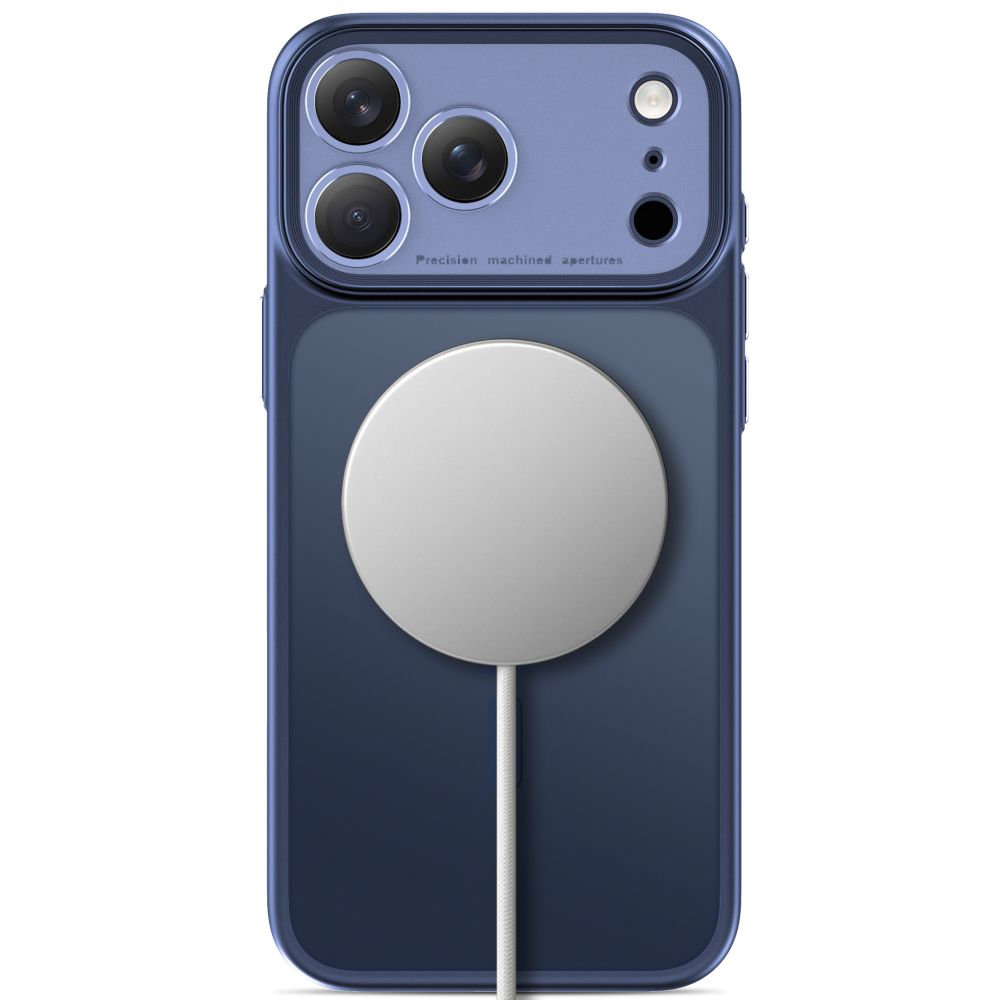 Dėklas Tech-Protect MagPrime MagSafe CC iPhone 17 Pro Max / 18 Pro Max, matinis tamsiai mėlynas -- iPhone 17 Pro Max,...
