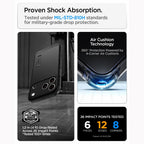 Dėklas Spigen Tough Armor T MagSafe iPhone 17 Pro Max / 18 Pro Max, juodas -- iPhone 17 Pro Max, iPhone 18 Pro Max