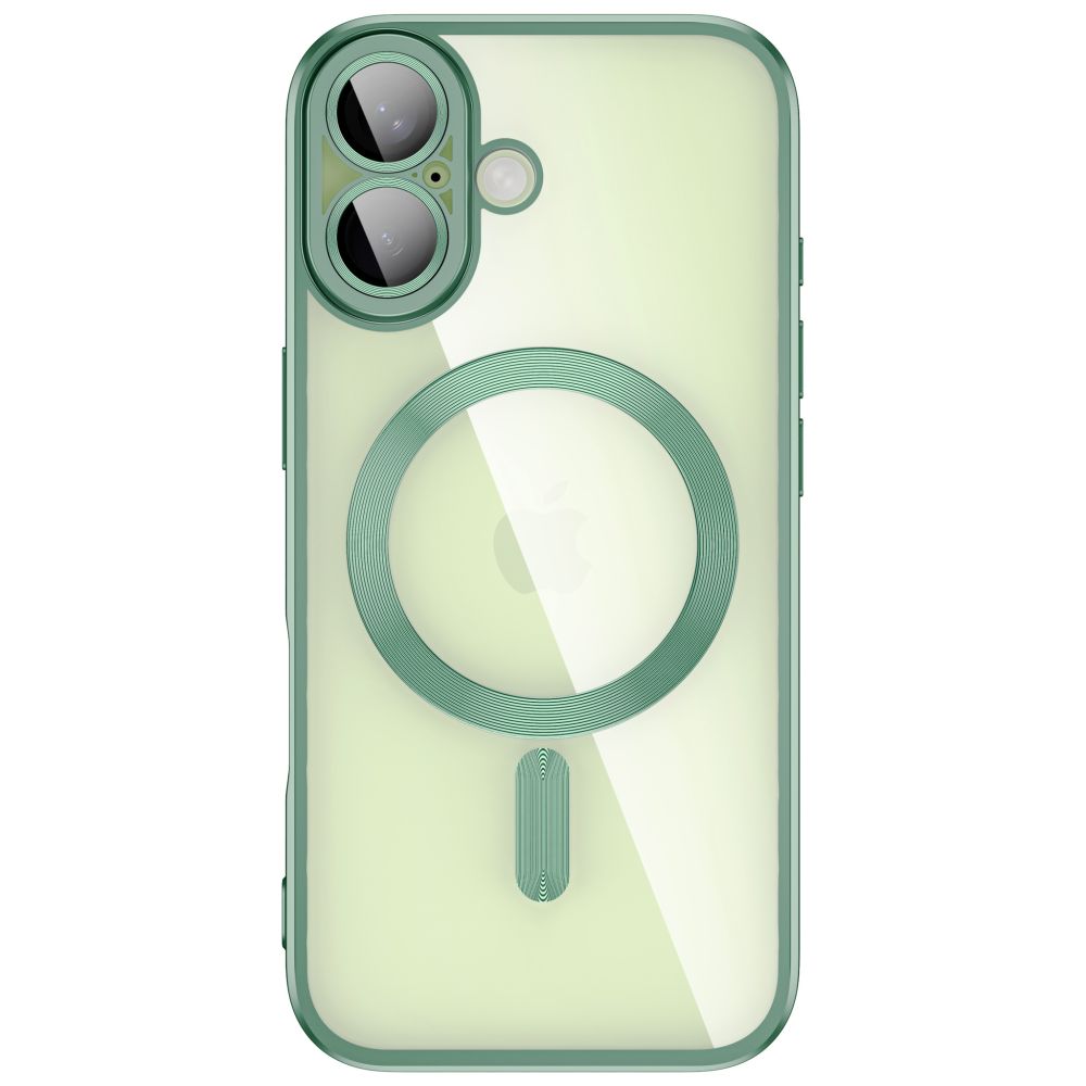 Dėklas Tech-Protect MagFlex iPhone 17, matinis pilkai žalias -- iPhone 17