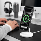 Dėklas su apsauginiu stiklu Tech-Protect MagOne MagSafe CC, iPhone 17 Pro Max / 18 Pro Max, juodas/skaidrus -- iPhone 17...