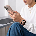 Dirželis Tech-Protect Silicone Apple Watch 8 / 9 / 10 / 11 / 12 / SE / Ultra (44 / 45 / 46 / 49 mm), dulkėtas rožinis --...