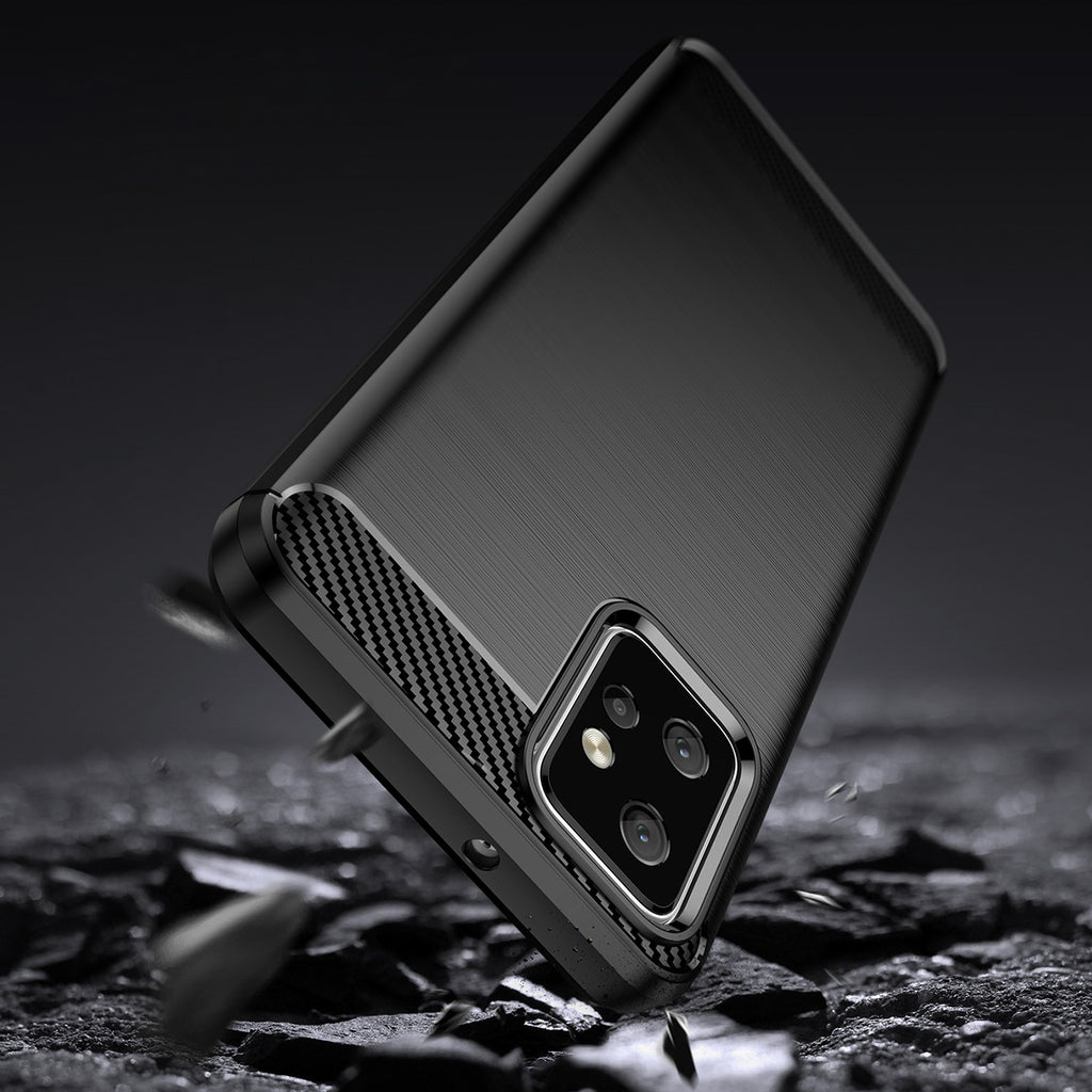 Anglies dėklas, skirtas Motorola Moto G Power 2023 lankstus silikoninis anglies dangtelis, juodas -- Motorola Moto G...