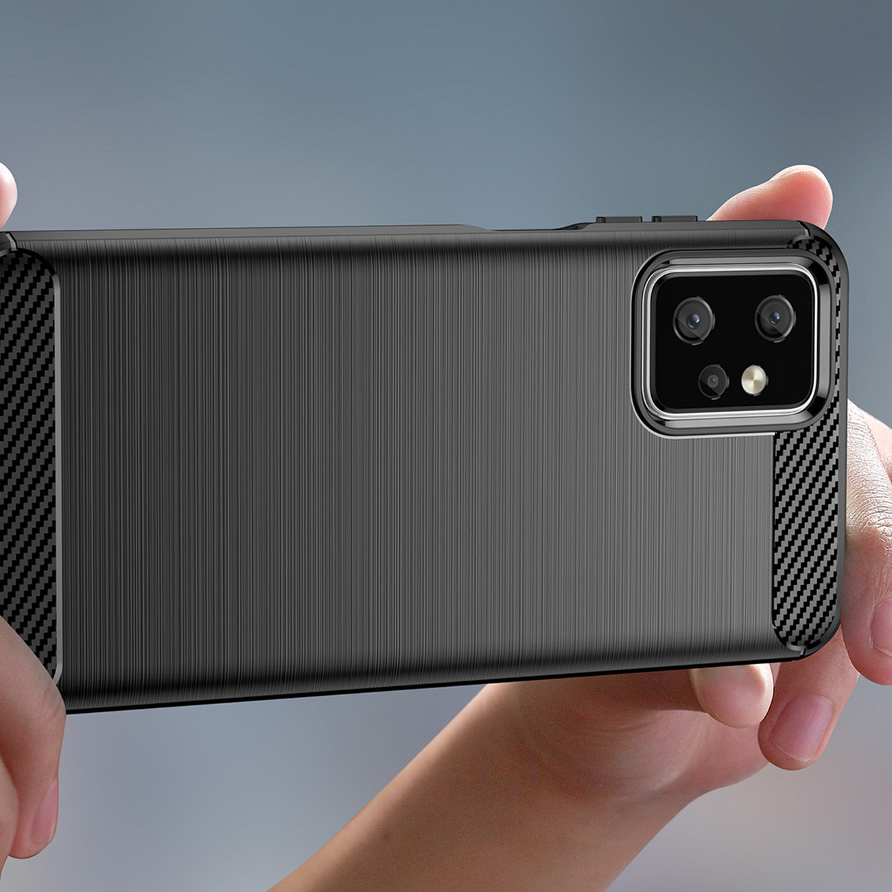 Anglies dėklas, skirtas Motorola Moto G Power 2023 lankstus silikoninis anglies dangtelis, juodas -- Motorola Moto G...