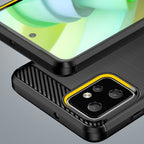 Anglies dėklas, skirtas Motorola Moto G Power 2023 lankstus silikoninis anglies dangtelis, juodas -- Motorola Moto G...