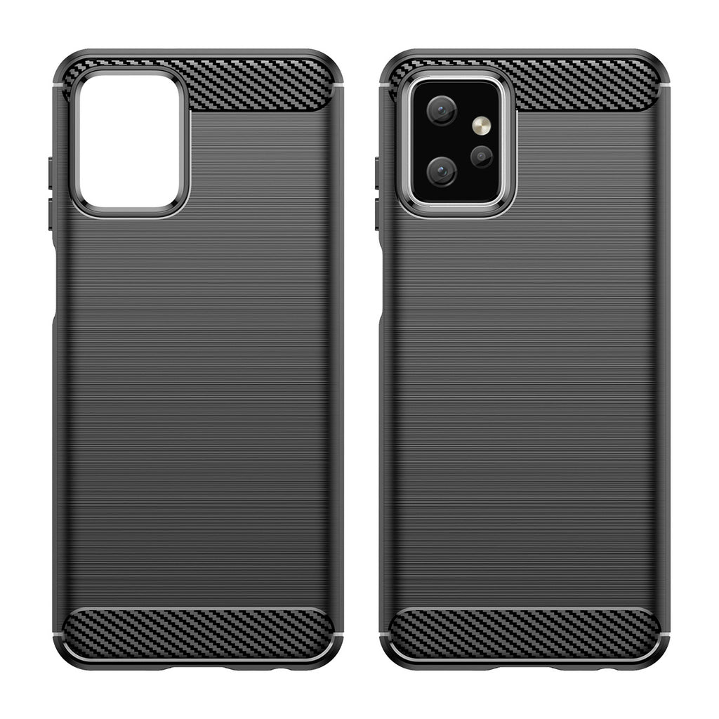 Anglies dėklas, skirtas Motorola Moto G Power 2023 lankstus silikoninis anglies dangtelis, juodas -- Motorola Moto G...