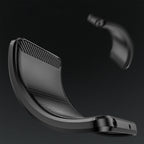 Carbon Case Infinix Hot 12 Pro lankstus silikoninis anglies dangtelis juodas -- Cell phone cases and covers