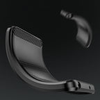 Carbon Case Infinix Hot 20S lankstus silikoninis anglies dangtelis juodas -- Cell phone cases and covers