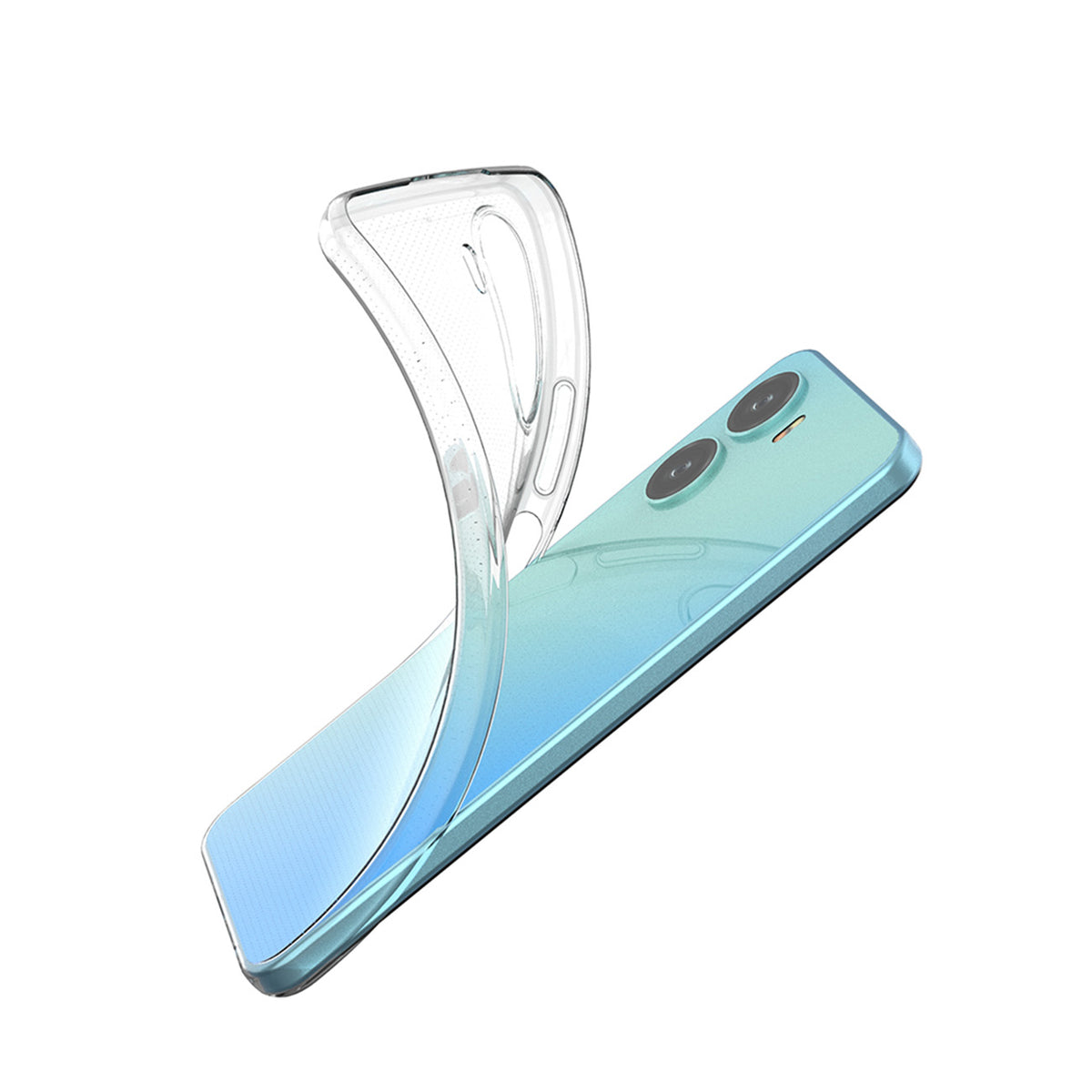 Ultra Clear 0.5mm dėklas, skirtas Vivo Y16 / Vivo Y02s plonas dangtelis skaidrus -- Vivo Y16 / Vivo Y02s
