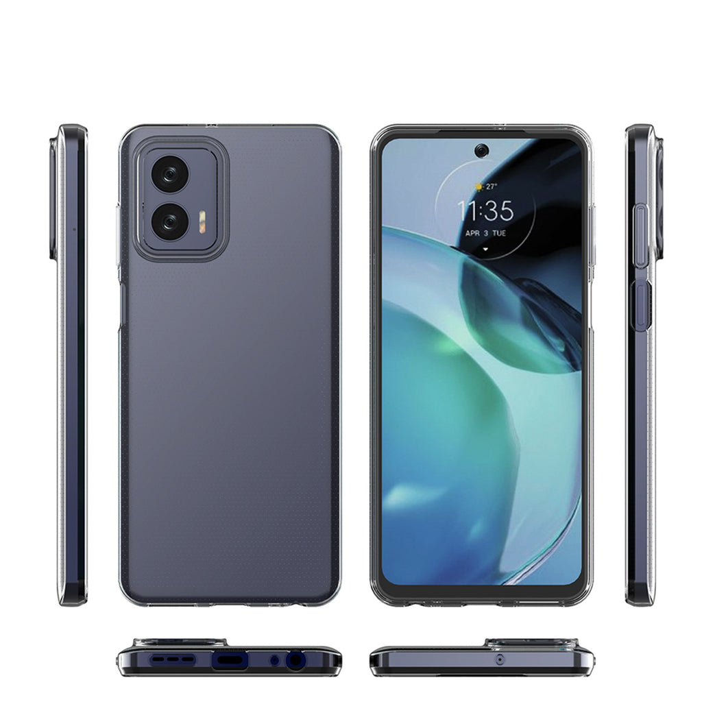 Ultra Clear 0.5mm dėklas, skirtas Motorola Moto G73 5G plonas dangtelis skaidrus -- Motorola Moto G73