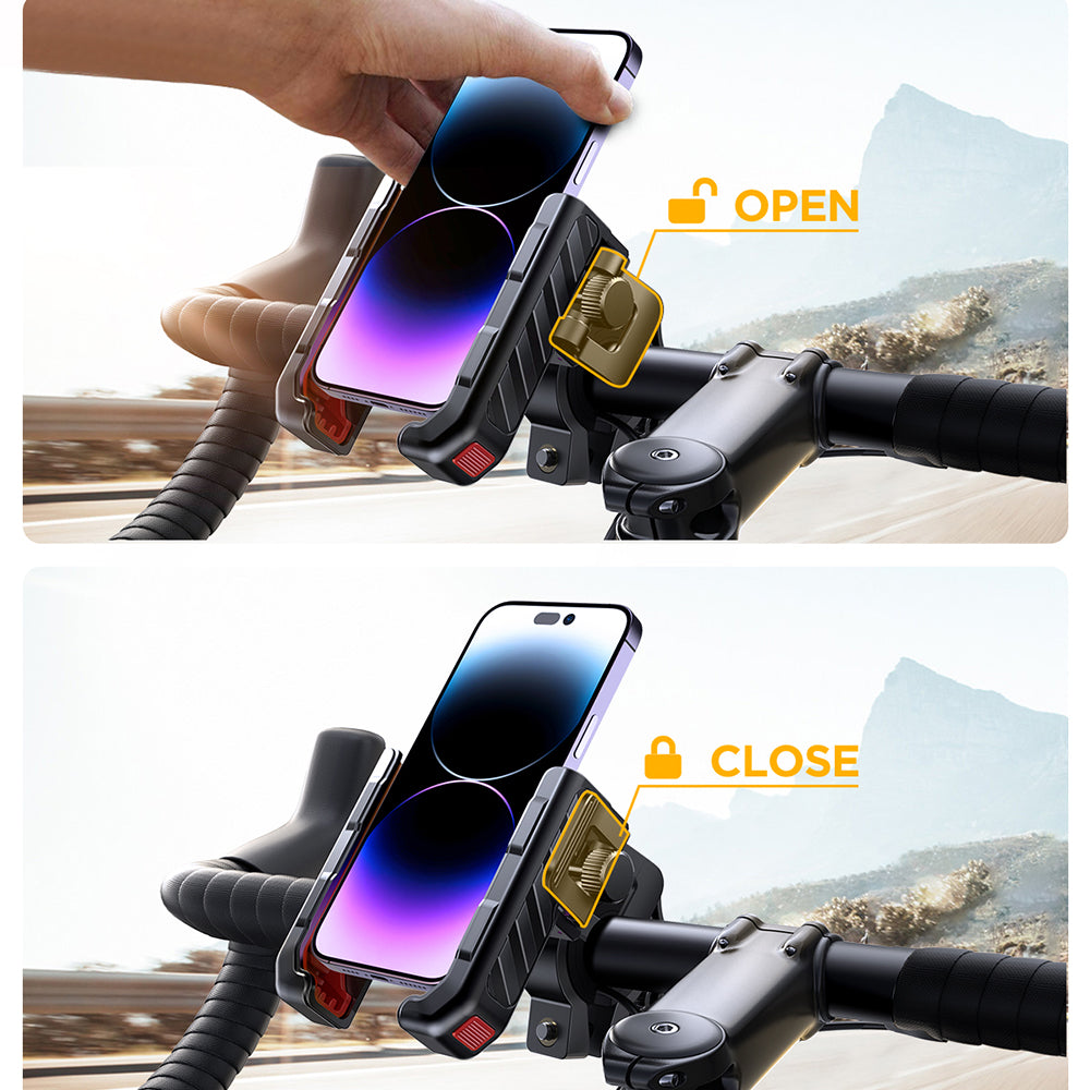 Telefono laikiklis paspirtukui, dviračiui, motociklui - Joyroom JR-ZS266 -- Cell phone holders