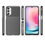 Apsauginis TPU dėklas Samsung Galaxy A24 4G – juodas