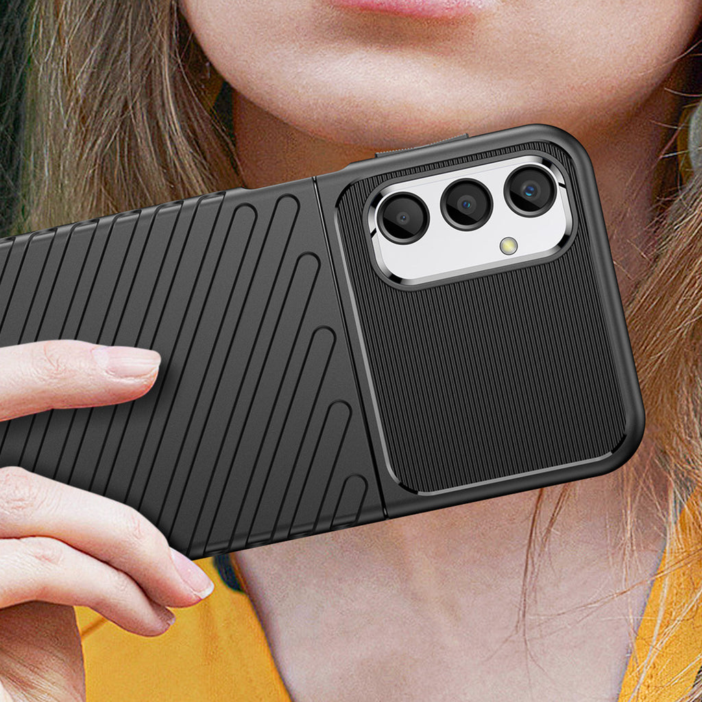 Apsauginis TPU dėklas Samsung Galaxy A24 4G – juodas