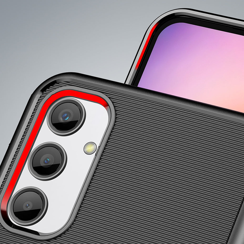 Apsauginis TPU dėklas Samsung Galaxy A24 4G – juodas