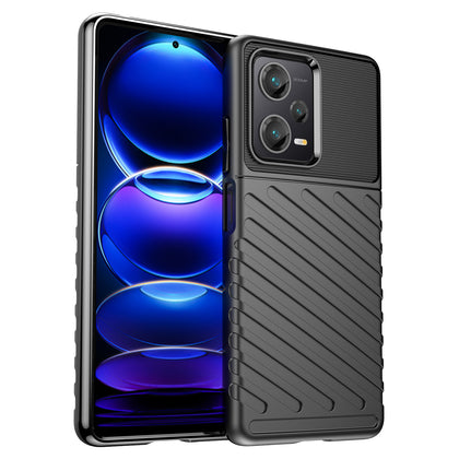 Šarvuotas TPU dėklas Xiaomi Redmi Note 12 Pro+ – juodas -- Xiaomi Redmi Note 12 Pro+