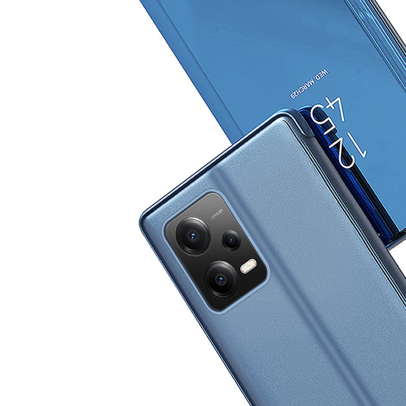Clear View dėklas Xiaomi Redmi Note 12 Pro+ – juodas -- Xiaomi Redmi Note 12 Pro+