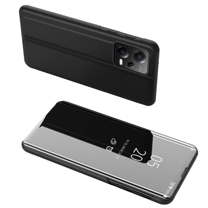 Clear View dėklas Xiaomi Redmi Note 12 5G / Poco X5 5G – juodas -- Xiaomi Redmi Note 12