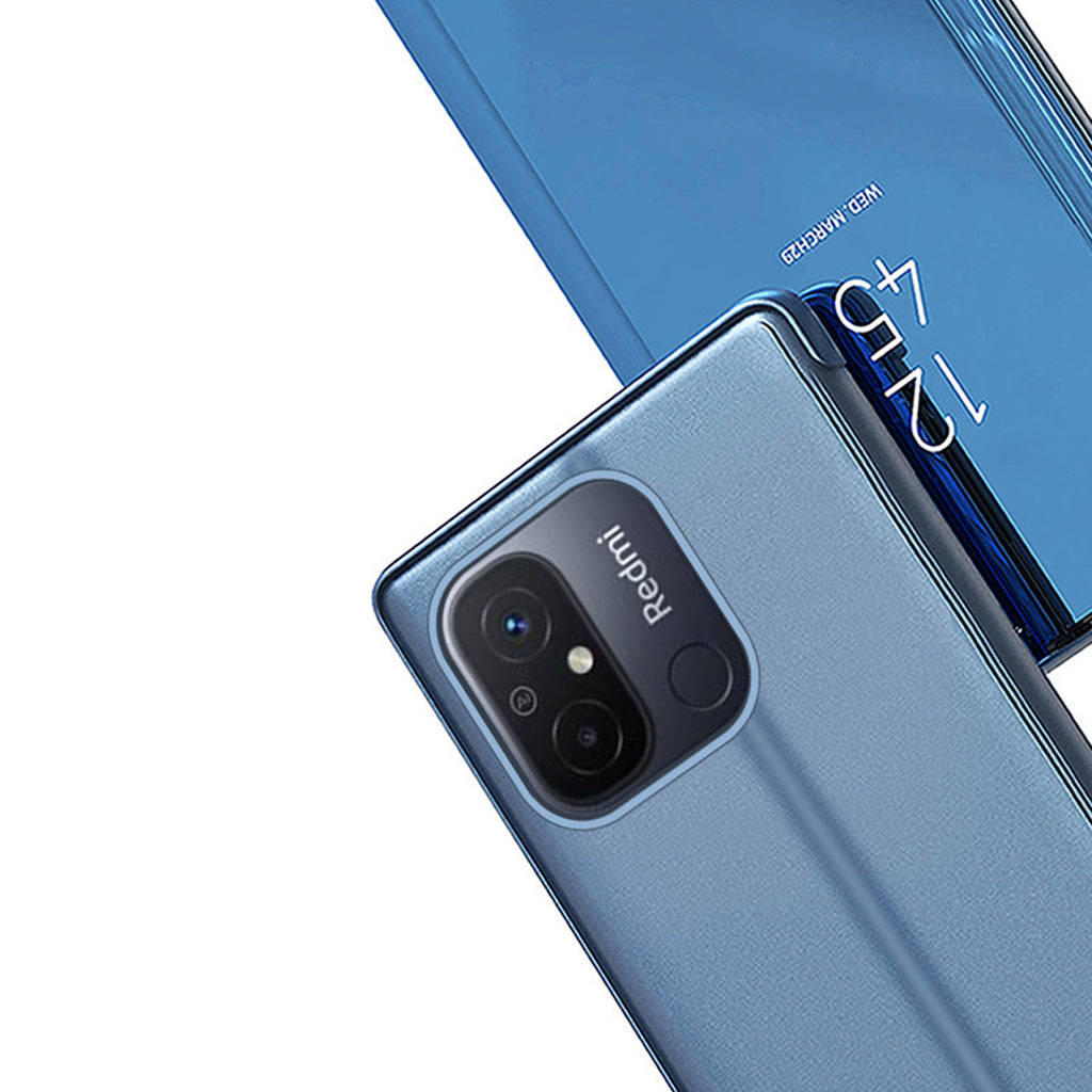 Clear View dėklas Xiaomi Redmi 11A/12C, Poco C55 – juodas -- Xiaomi Redmi 11A