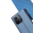 Clear View dėklas Xiaomi Redmi 11A/12C, Poco C55 – juodas -- Xiaomi Redmi 11A