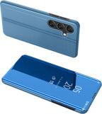 Clear View Case dėklas Samsung Galaxy A24 4G – mėlynas