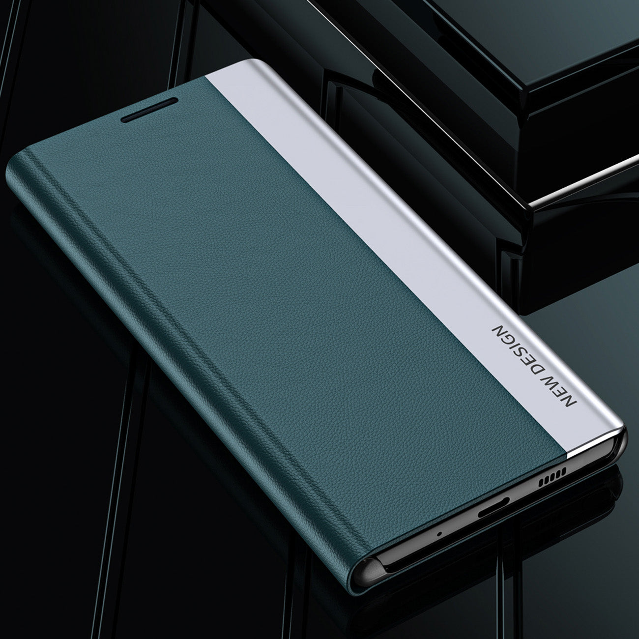 Sleep Case Pro dėklas Samsung Galaxy A24 4G – mėlynas
