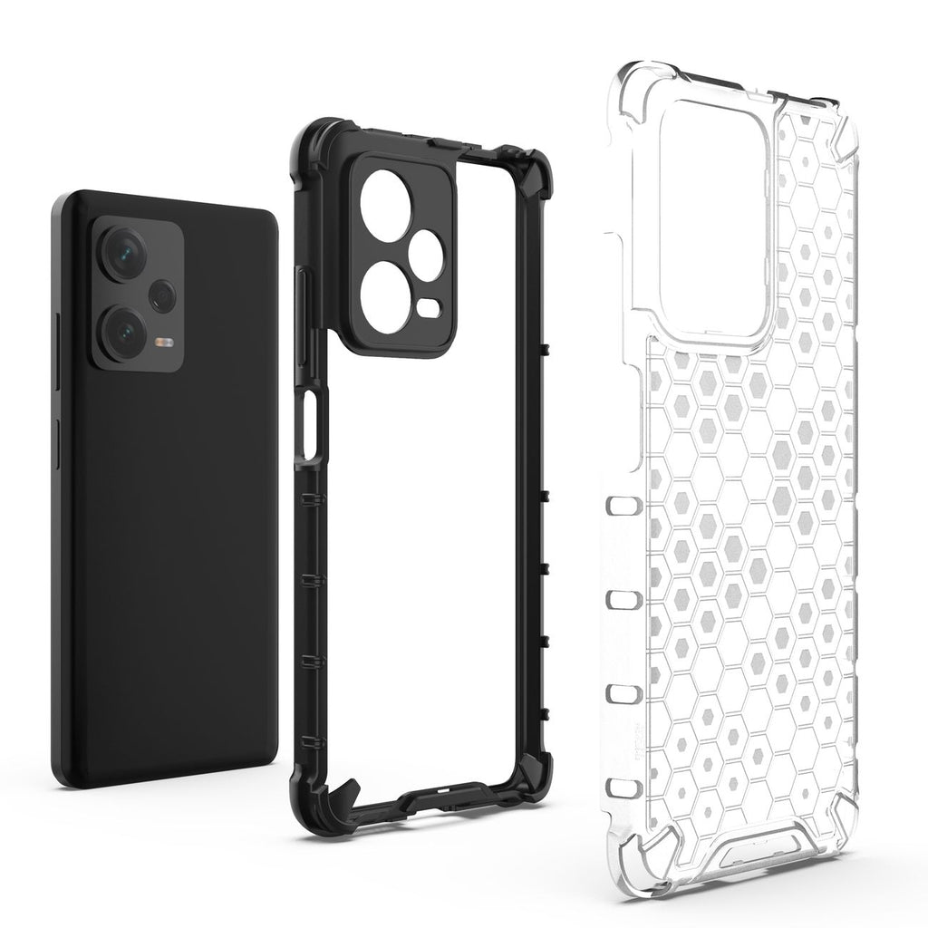 Šarvuotas dėklas Xiaomi Redmi Note 12 Pro+ – juodas -- Xiaomi Redmi Note 12 Pro+