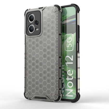Honeycomb dėklas Xiaomi Redmi Note 12 5G / Poco X5 5G – juodas -- Xiaomi Redmi Note 12