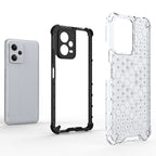 Honeycomb dėklas Xiaomi Redmi Note 12 5G / Poco X5 5G – juodas -- Xiaomi Redmi Note 12