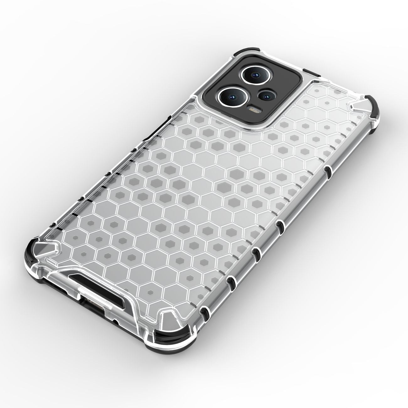 Honeycomb dėklas Xiaomi Redmi Note 12 5G / Poco X5 5G – juodas -- Xiaomi Redmi Note 12