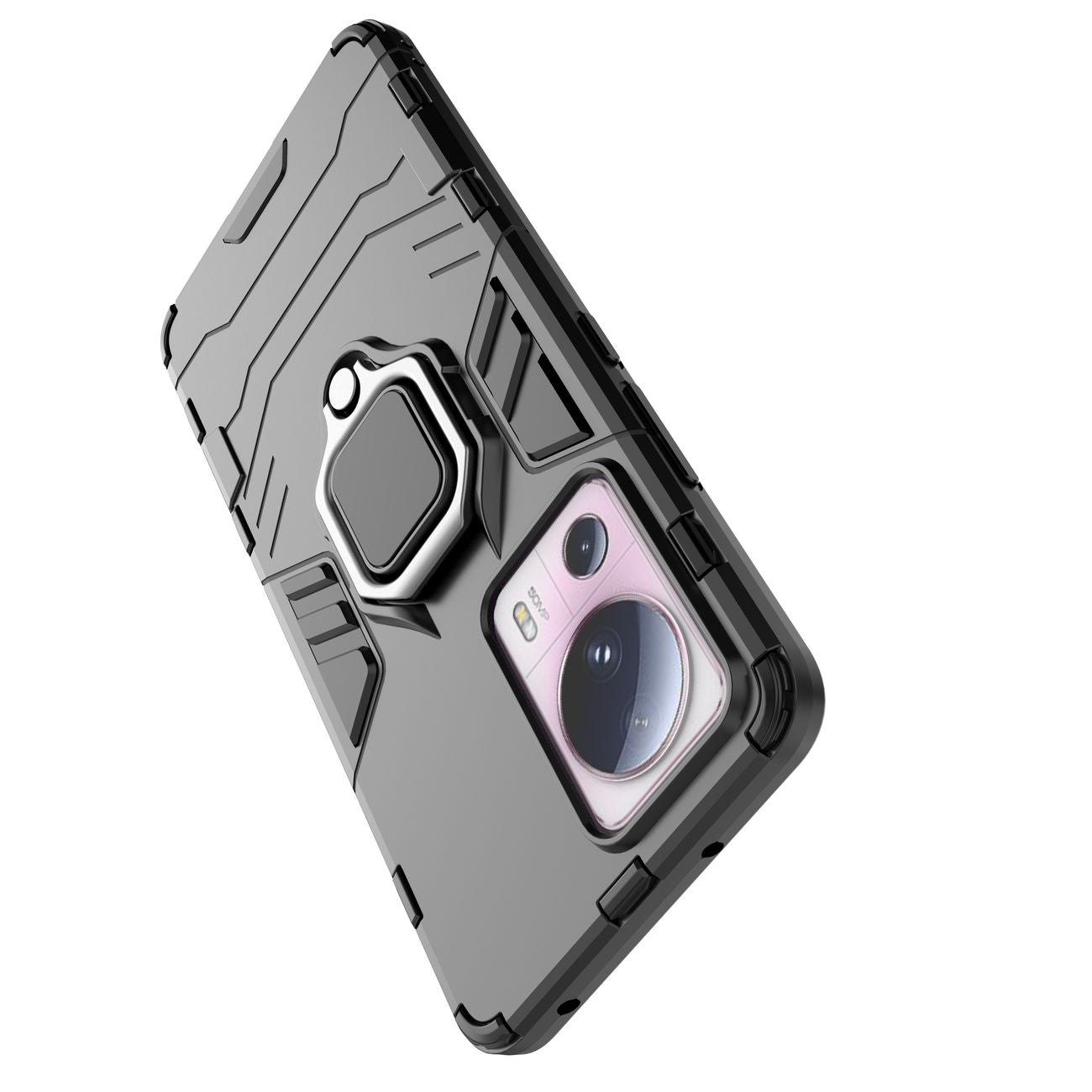 Ring Armor dėklas Xiaomi 13 Lite – juodas, su žiedu -- Xiaomi 13 Lite