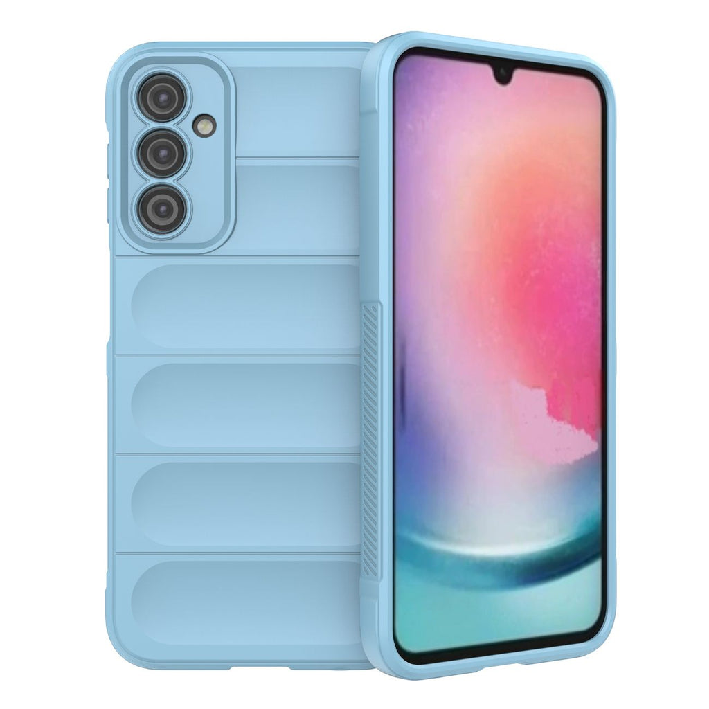Magic Shield dėklas Samsung Galaxy A24 4G – šviesiai mėlynas