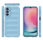Magic Shield dėklas Samsung Galaxy A24 4G – šviesiai mėlynas