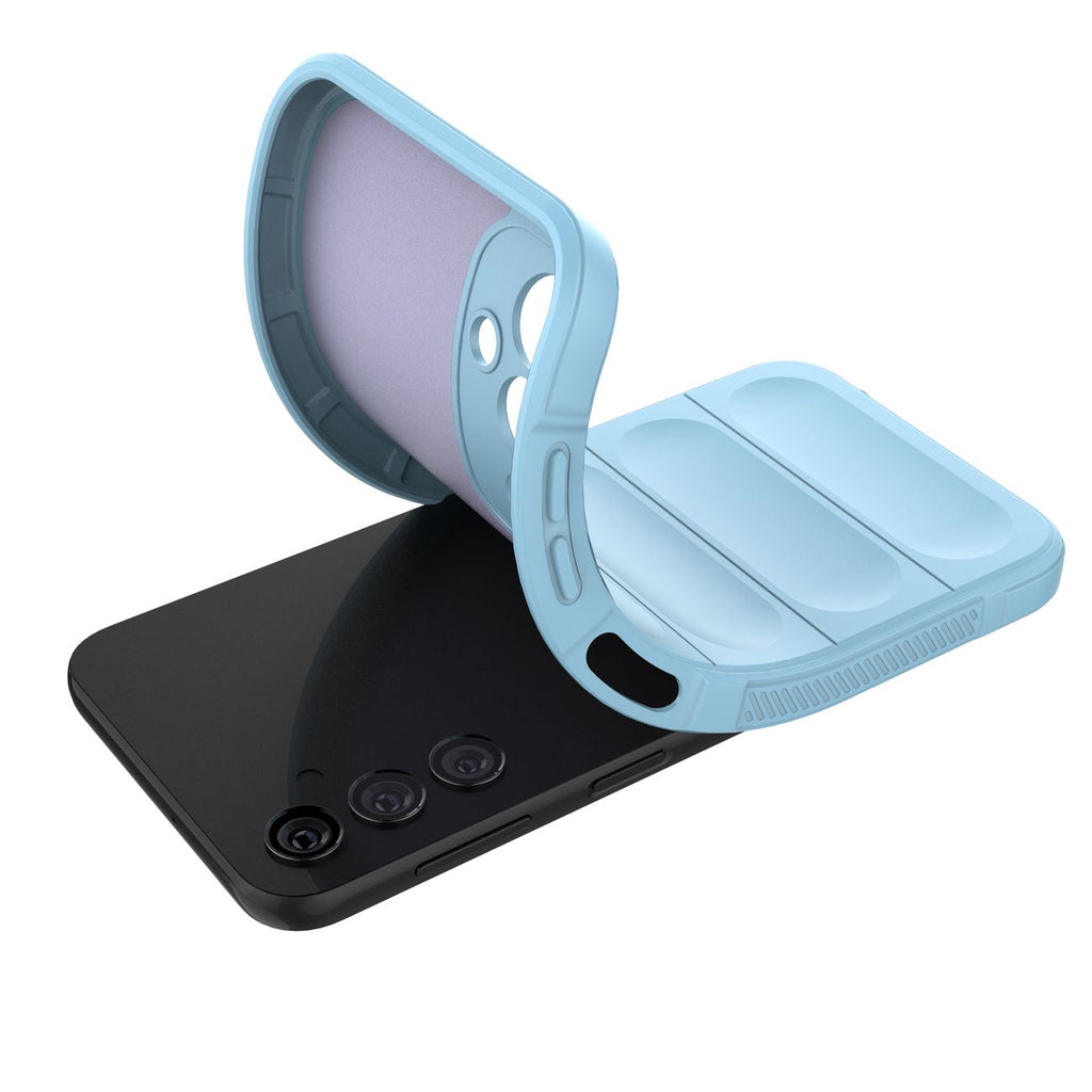 Magic Shield dėklas Samsung Galaxy A24 4G – šviesiai mėlynas