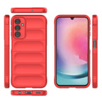 Magic Shield dėklas Samsung Galaxy A24 4G – raudonas