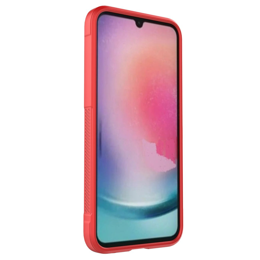 Magic Shield dėklas Samsung Galaxy A24 4G – raudonas