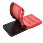 Magic Shield dėklas Samsung Galaxy A24 4G – raudonas