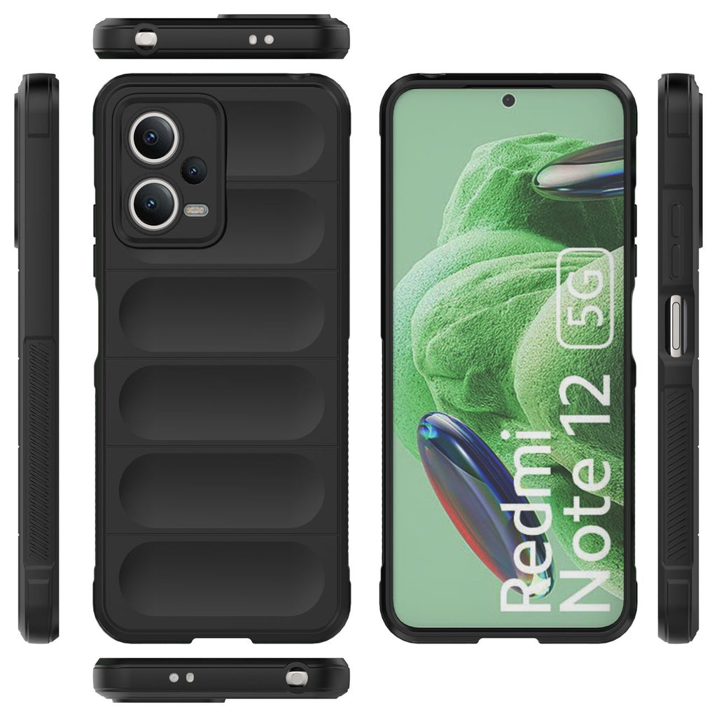 Magic Shield dėklas Xiaomi Redmi Note 12 5G / Poco X5 5G – juodas -- Xiaomi Redmi Note 12