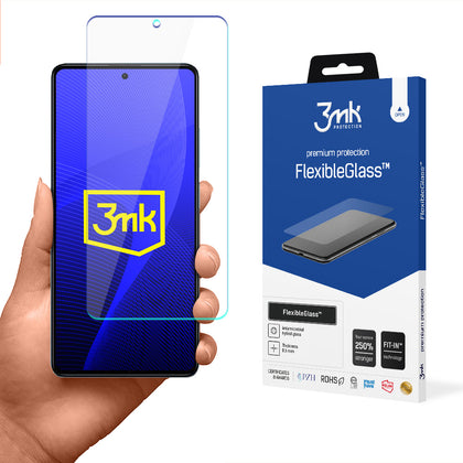 Grūdintas stiklas, skirtas Xiaomi Redmi Note 12 hybrid flexi 7H series 3mk FlexibleGlass -- Xiaomi Redmi Note 12 hybrid...