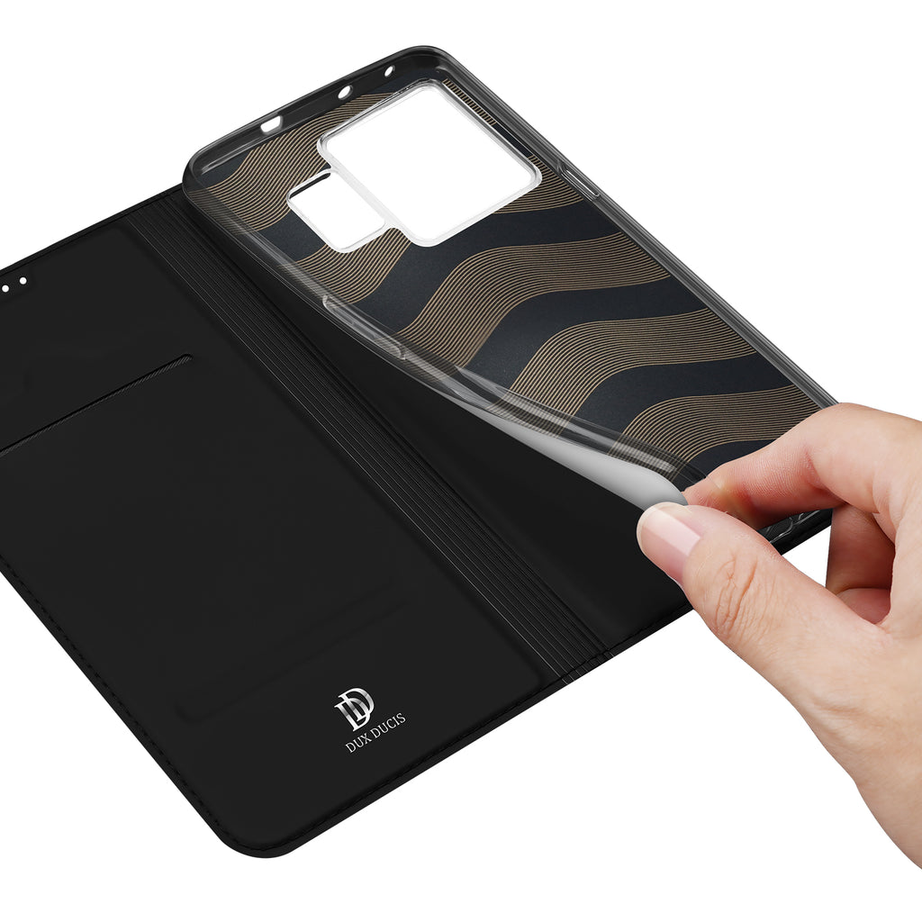 Dux Ducis Skin Pro dėklas Realme GT Neo 5/GT3 – juodas -- Realme GT3