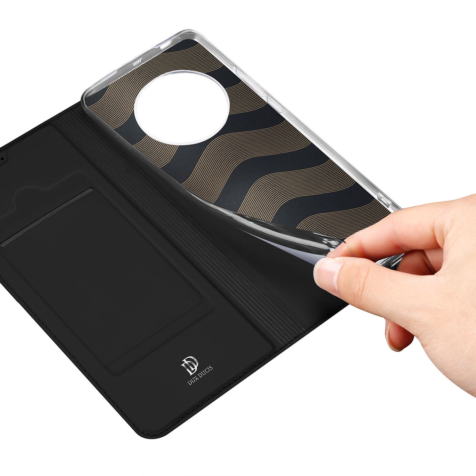 Dux Ducis Skin Pro dėklas Honor Magic5 – juodas -- Honor Magic5