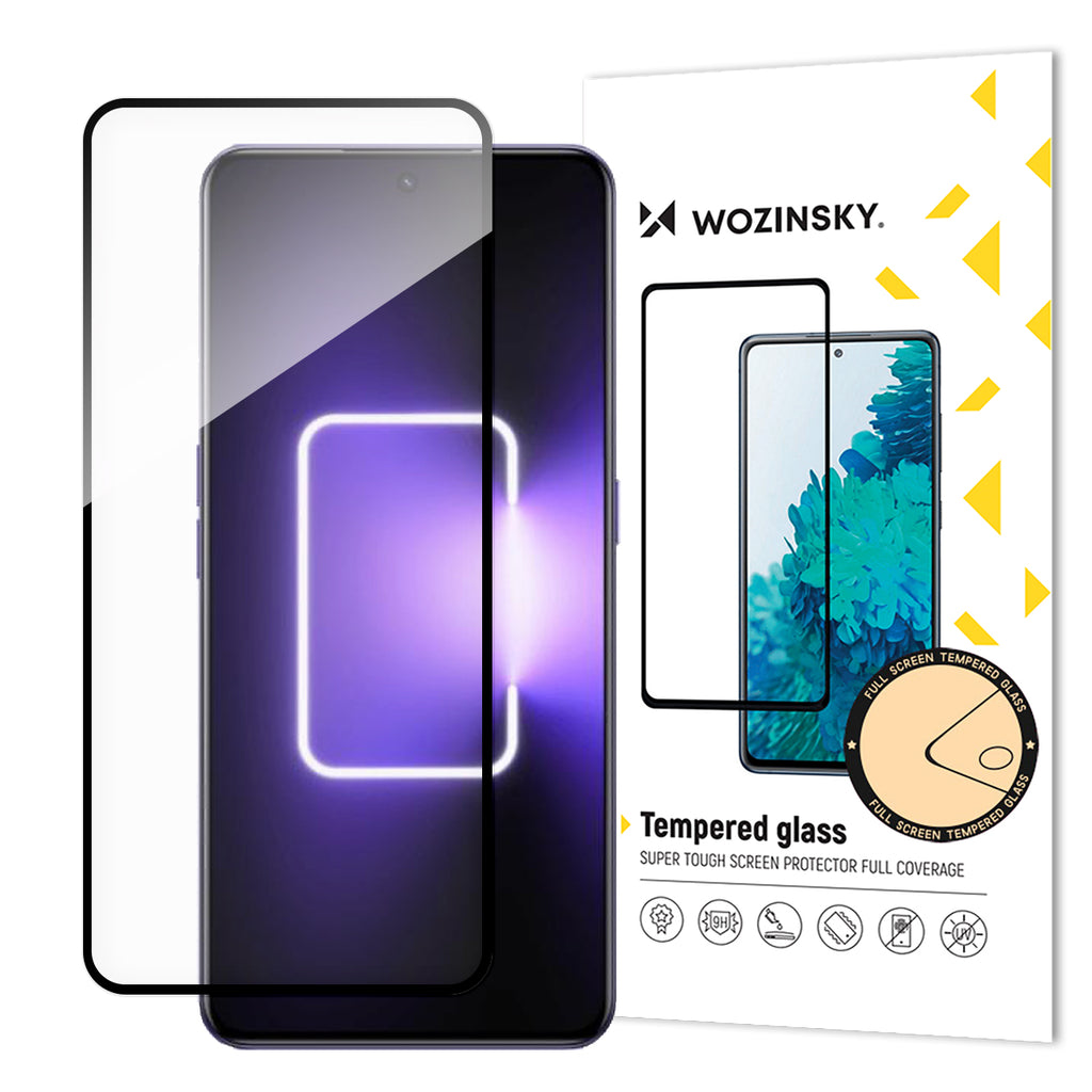 Wozinsky grūdintas stiklas Realme GT Neo 5/GT3 – juodas rėmelis -- Realme GT3