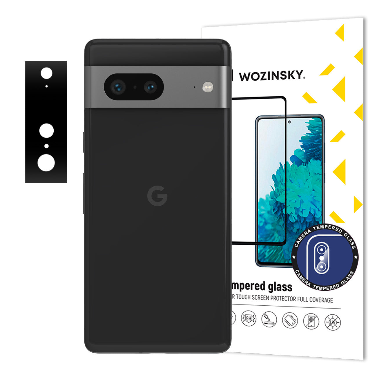 Wozinsky kameros stikliukas Google Pixel 7 (9H) -- Google Pixel 7