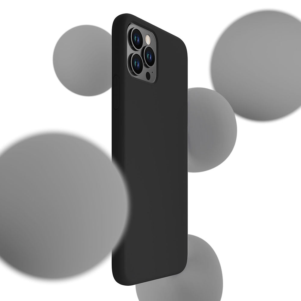 3mk silikoninis dėklas, skirtas iPhone 11 Pro Max – juodas -- iPhone 11 Pro Max